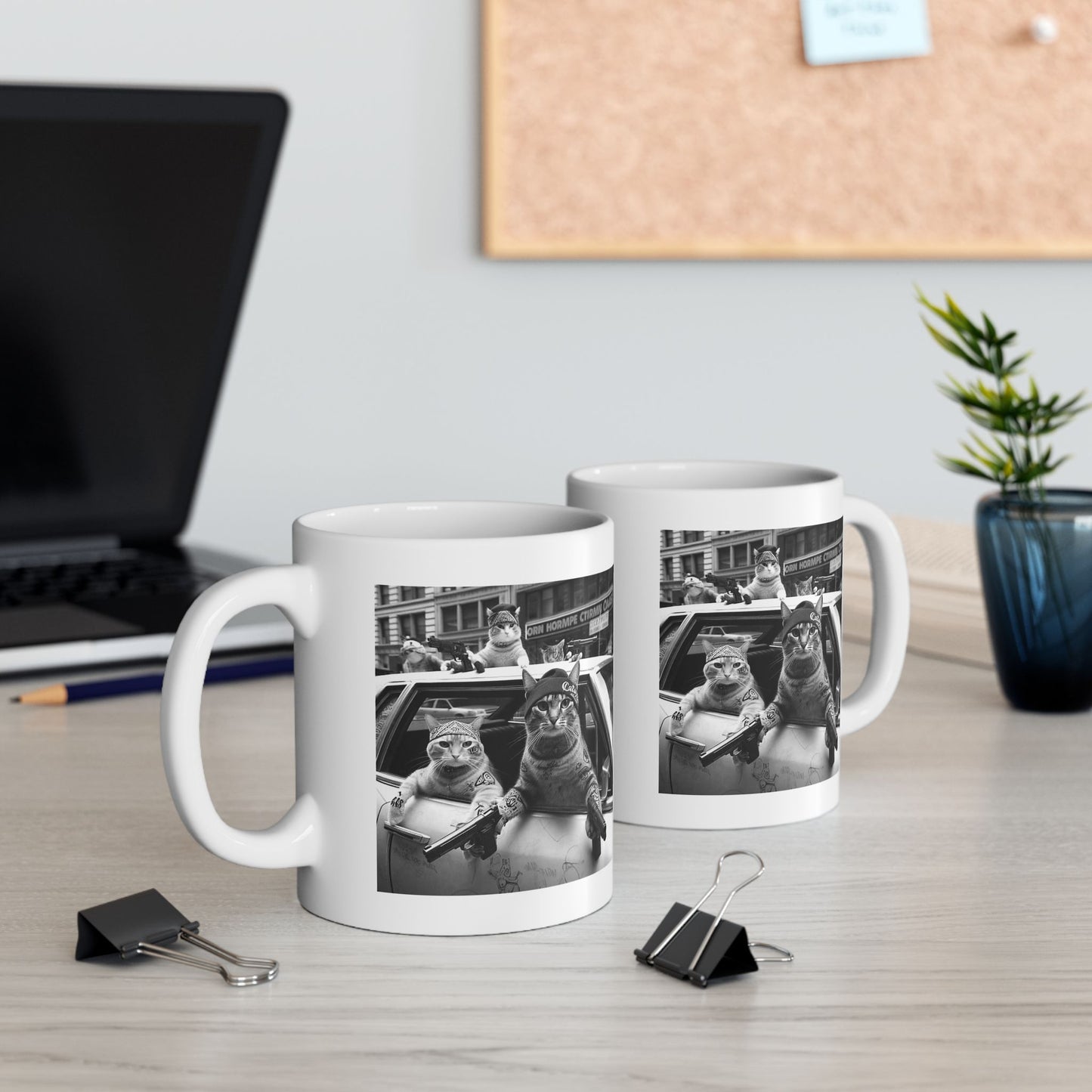 Gangster Cats Street Mug