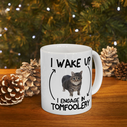 I Wake Up I Engage In Tomfoolery Mug
