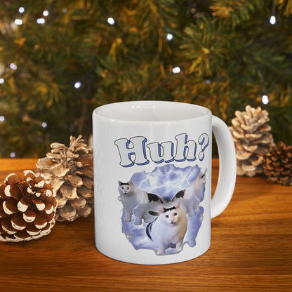 Huh Cat Meme Mug