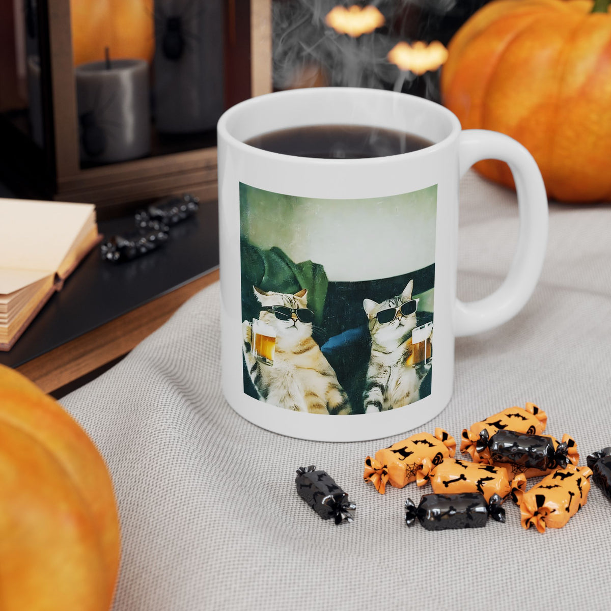 Chill And Cool Cats Drinking Mug