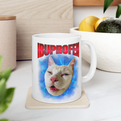Ibuprofen Cat Meme Mug