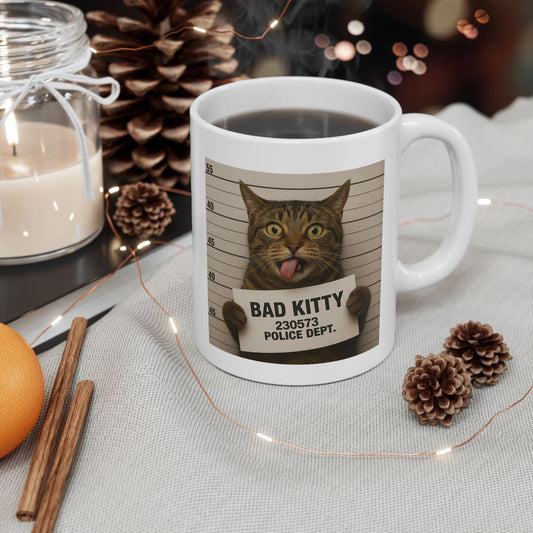 Bad Kitty Prisoned Mug