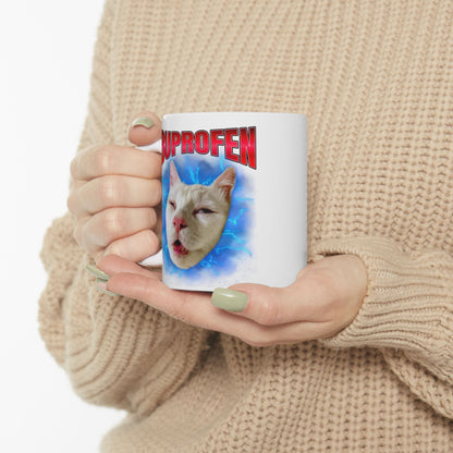 Ibuprofen Cat Meme Mug