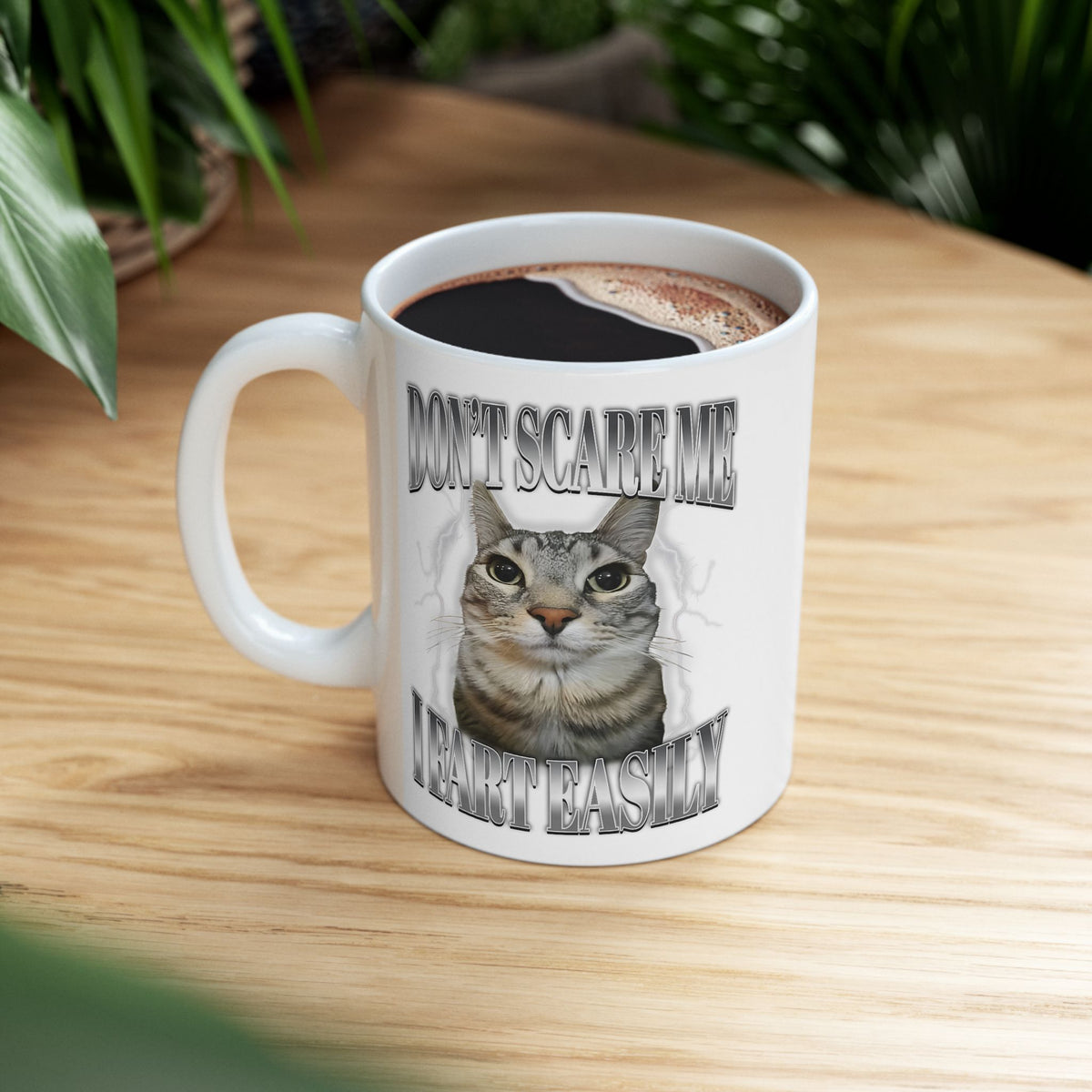 Don't Scare me I Fart Easily Mug
