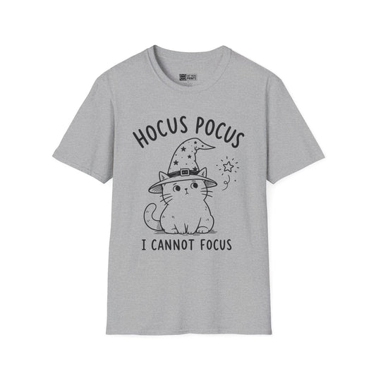 Hocus Pocus I Cannot Focus Cat T-Shirt