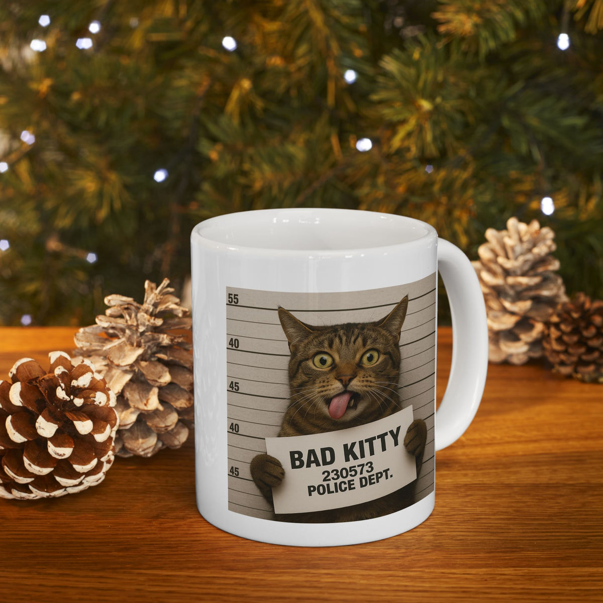Bad Kitty Prisoned Mug