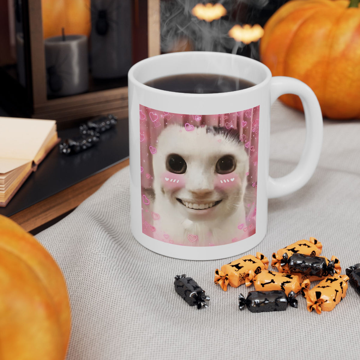 Goofy ahh Cat Meme Mug