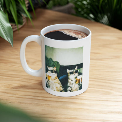 Chill And Cool Cats Drinking Mug