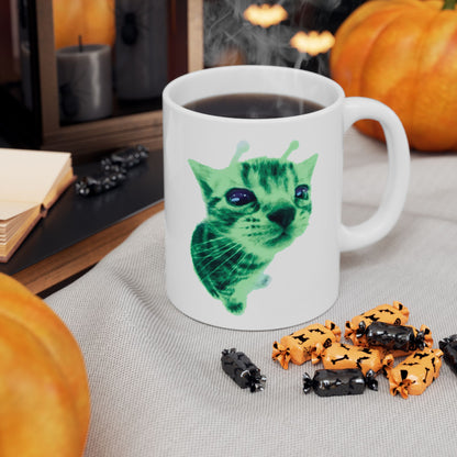 Gnarp Cat Alien Mug