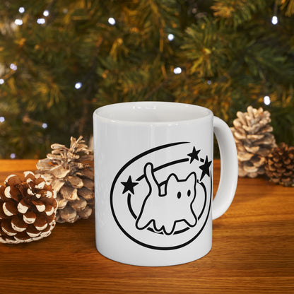 Y2K 90s Starry Cat Mug