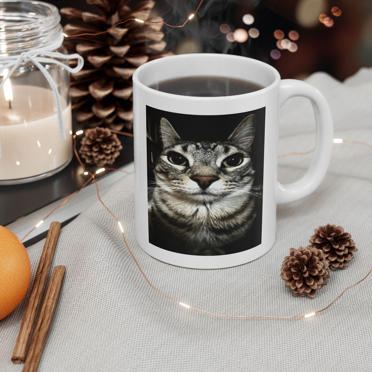 Silly Cat Meme Mug