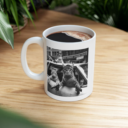 Gangster Cats Street Mug