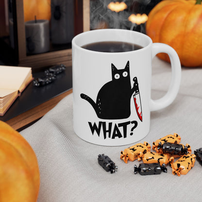 Cat What Mug