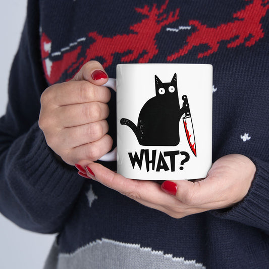 Cat What Mug