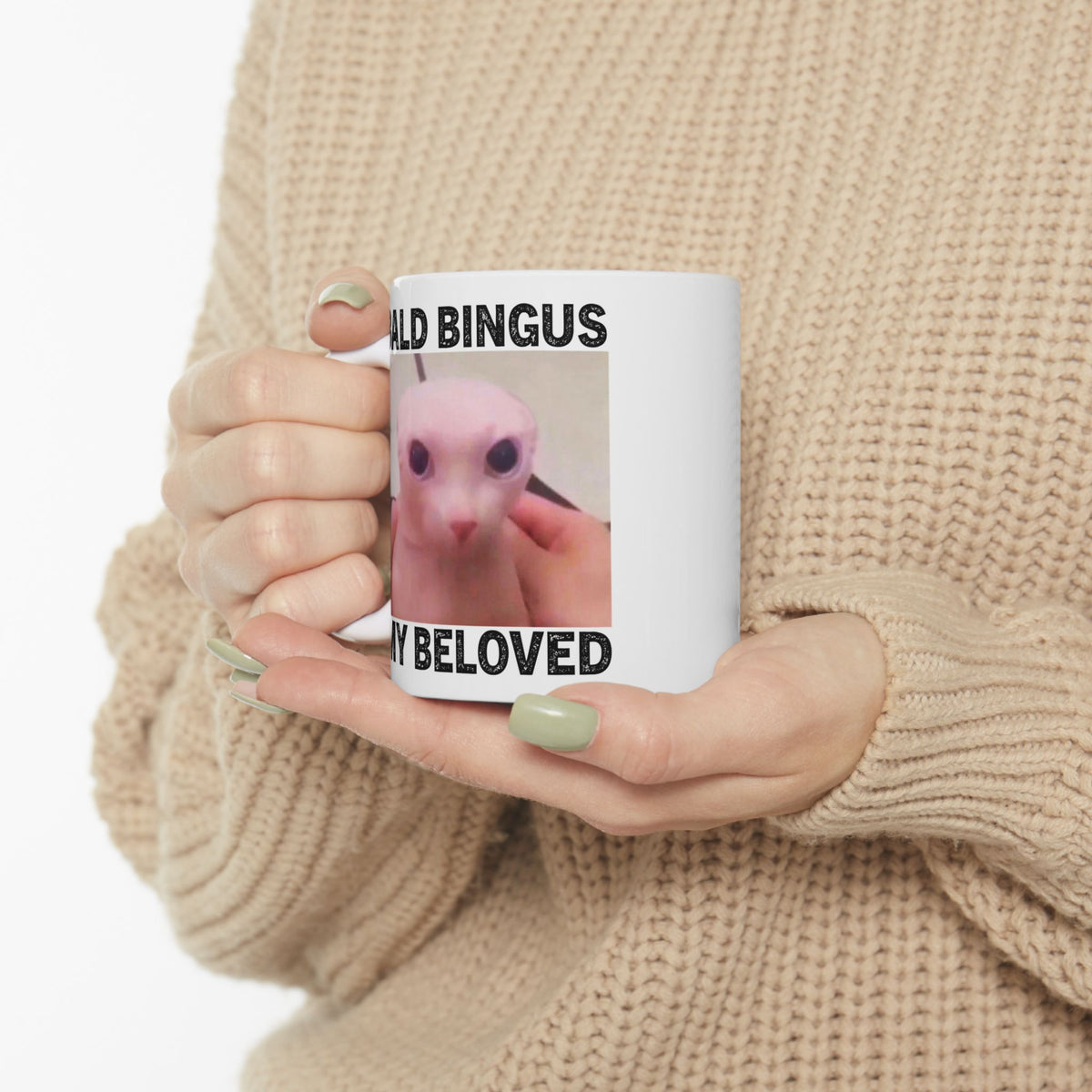 Bald Bingus My Beloved Mug