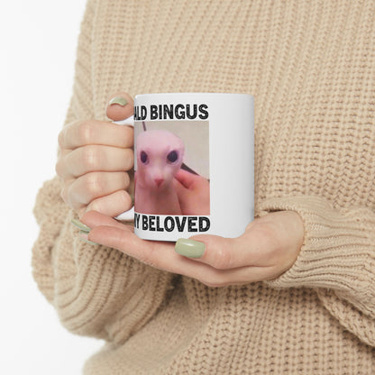 Bald Bingus My Beloved Mug