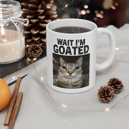 Wait i'm Goated Mug