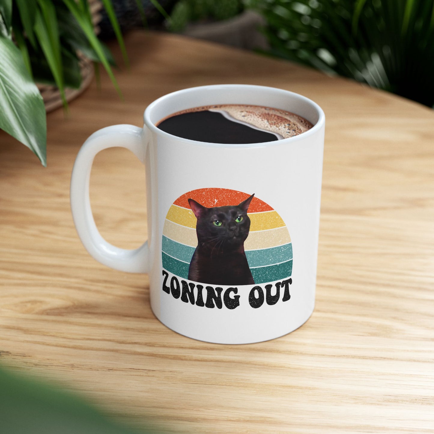 Cat Zoning Out Mug