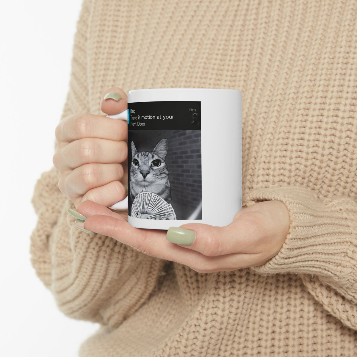 Ring Cat with Motion Mug