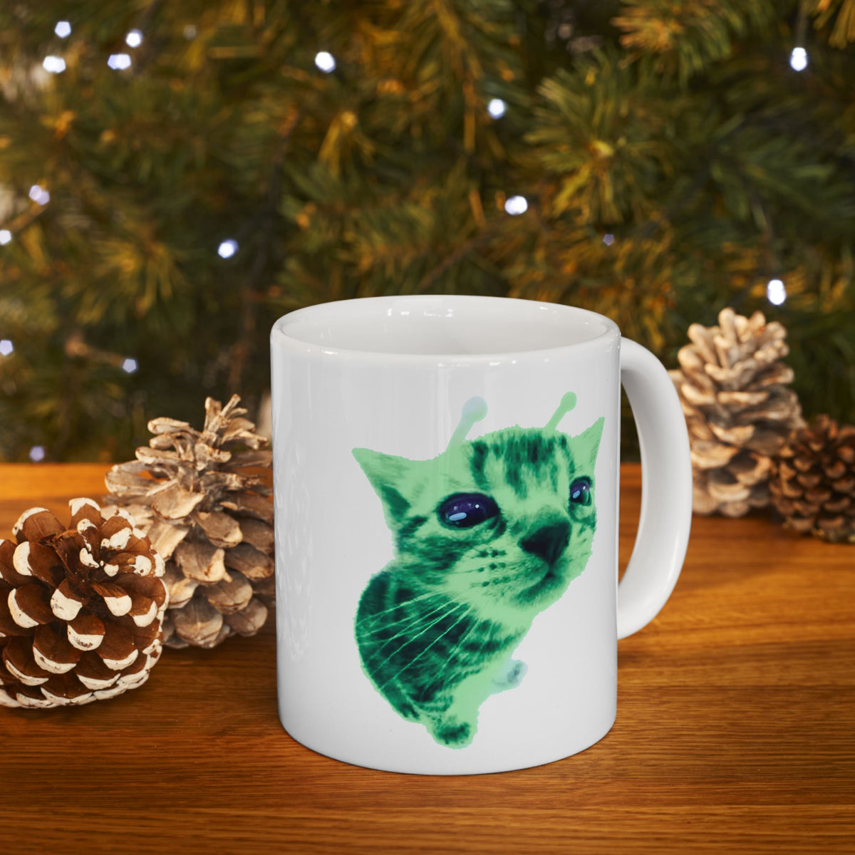 Gnarp Cat Alien Mug