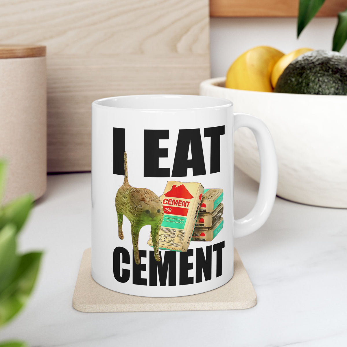 I Eat Cement Mug