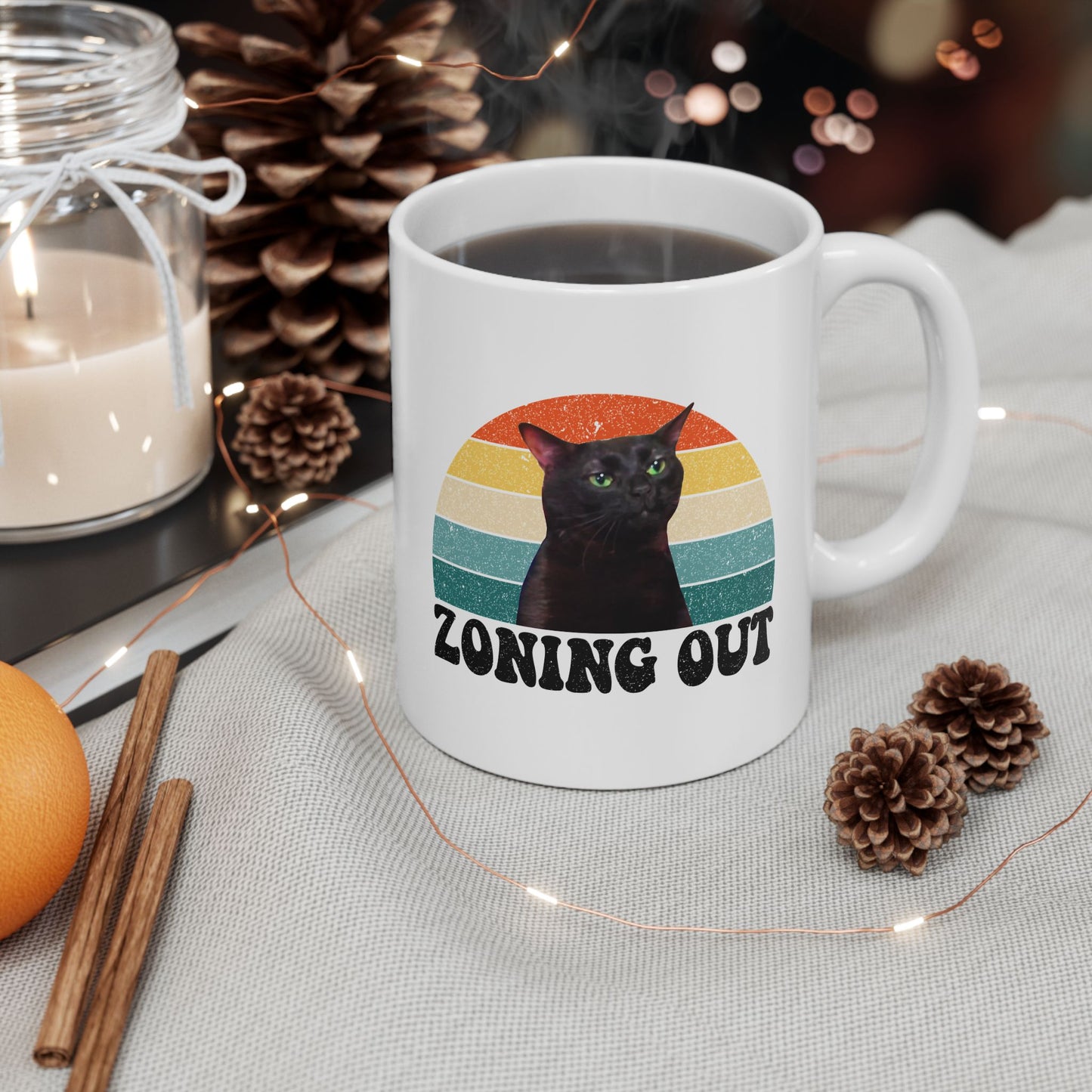 Cat Zoning Out Mug