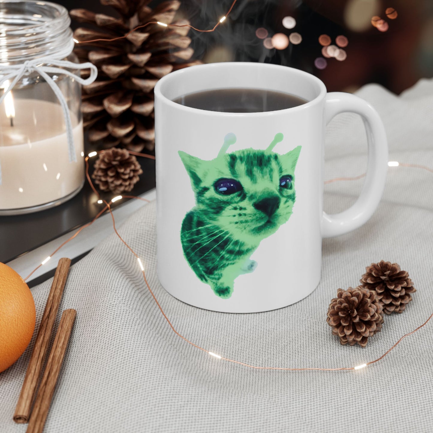 Gnarp Cat Alien Mug