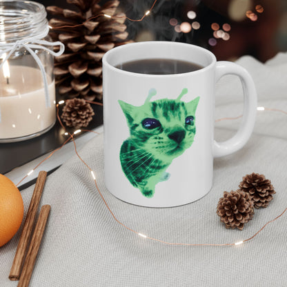 Gnarp Cat Alien Mug