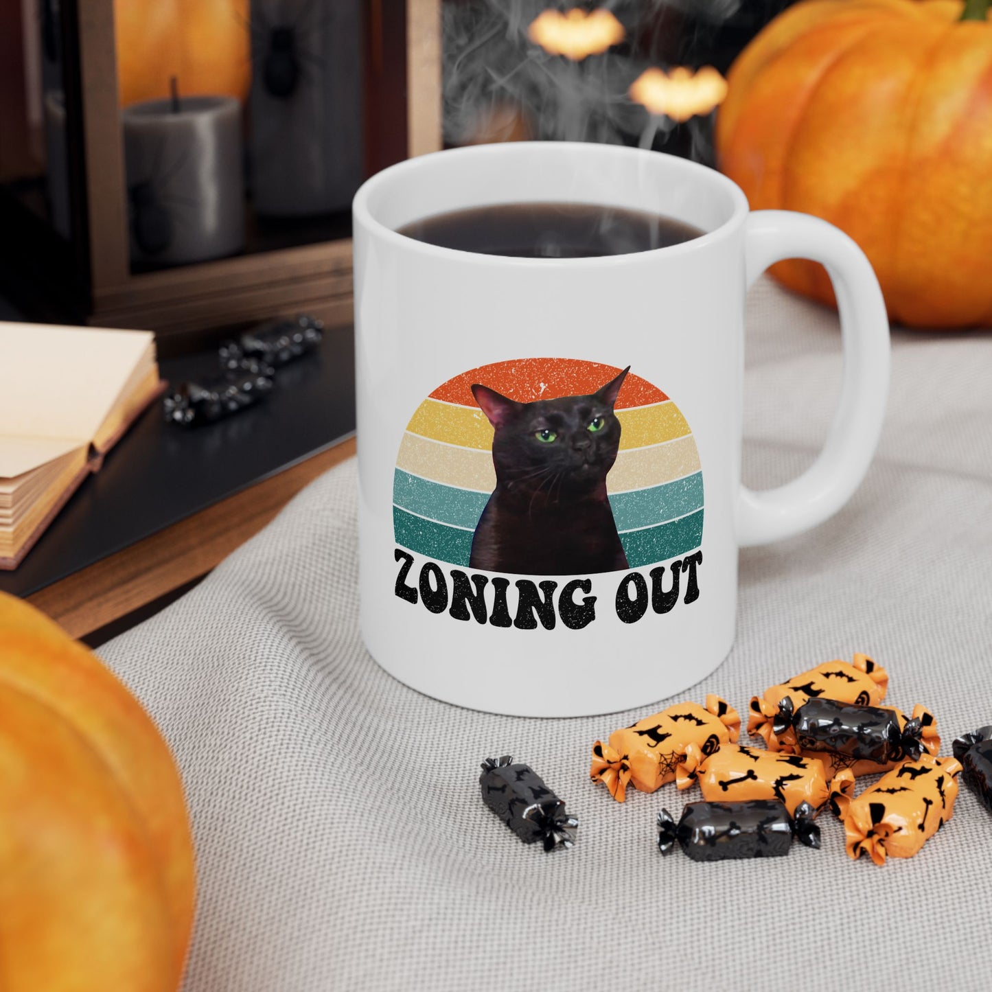 Cat Zoning Out Mug