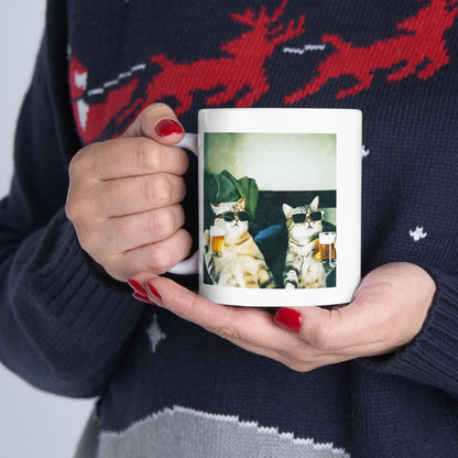 Chill And Cool Cats Drinking Mug