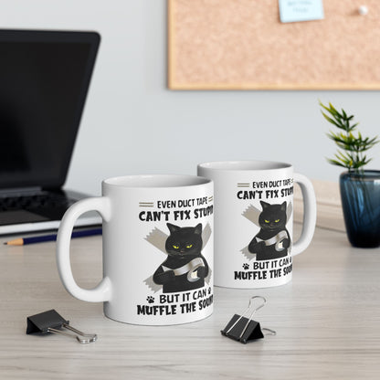 Even Duct Tape Can't Fix Stupid Mug