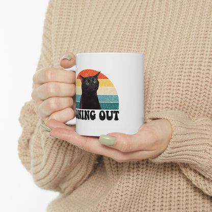 Cat Zoning Out Mug