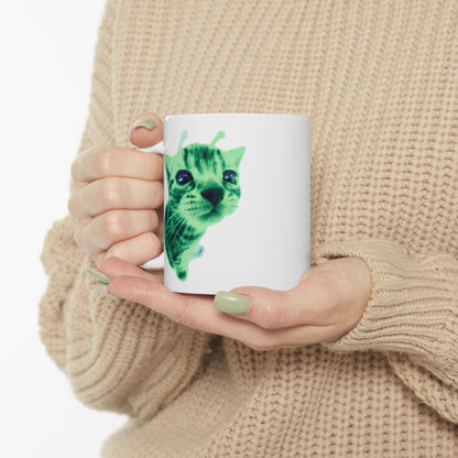 Gnarp Cat Alien Mug