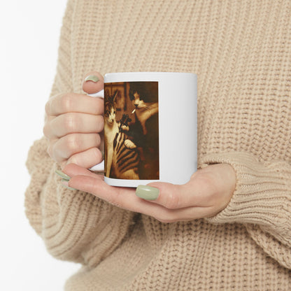 Tattoo Cat Meme Mug