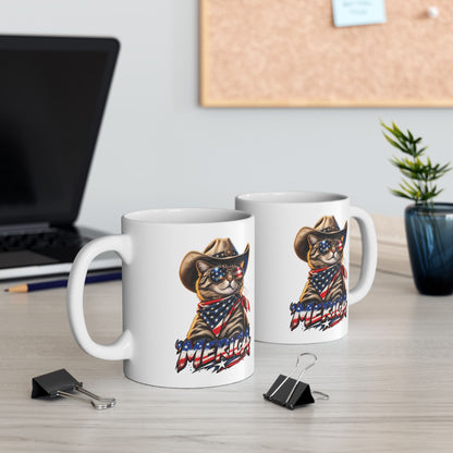 Merica Cat Mug