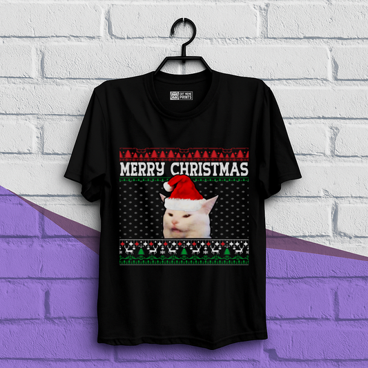 Cat Merry Christmas T-Shirt