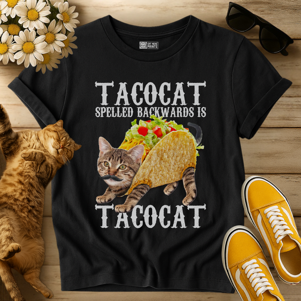 Taco Cat Spelled Backwards is Tacocat T-Shirt
