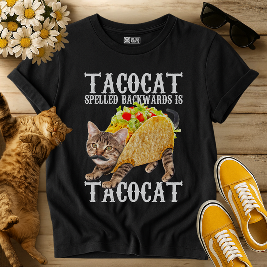 Taco Cat Spelled Backwards is Tacocat T-Shirt