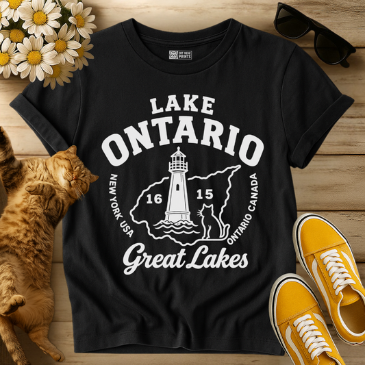 Lake Ontario Great Lakes 1615 Cat T-Shirt