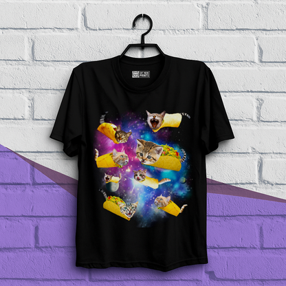 Taco Cat Space Galaxy T-Shirt