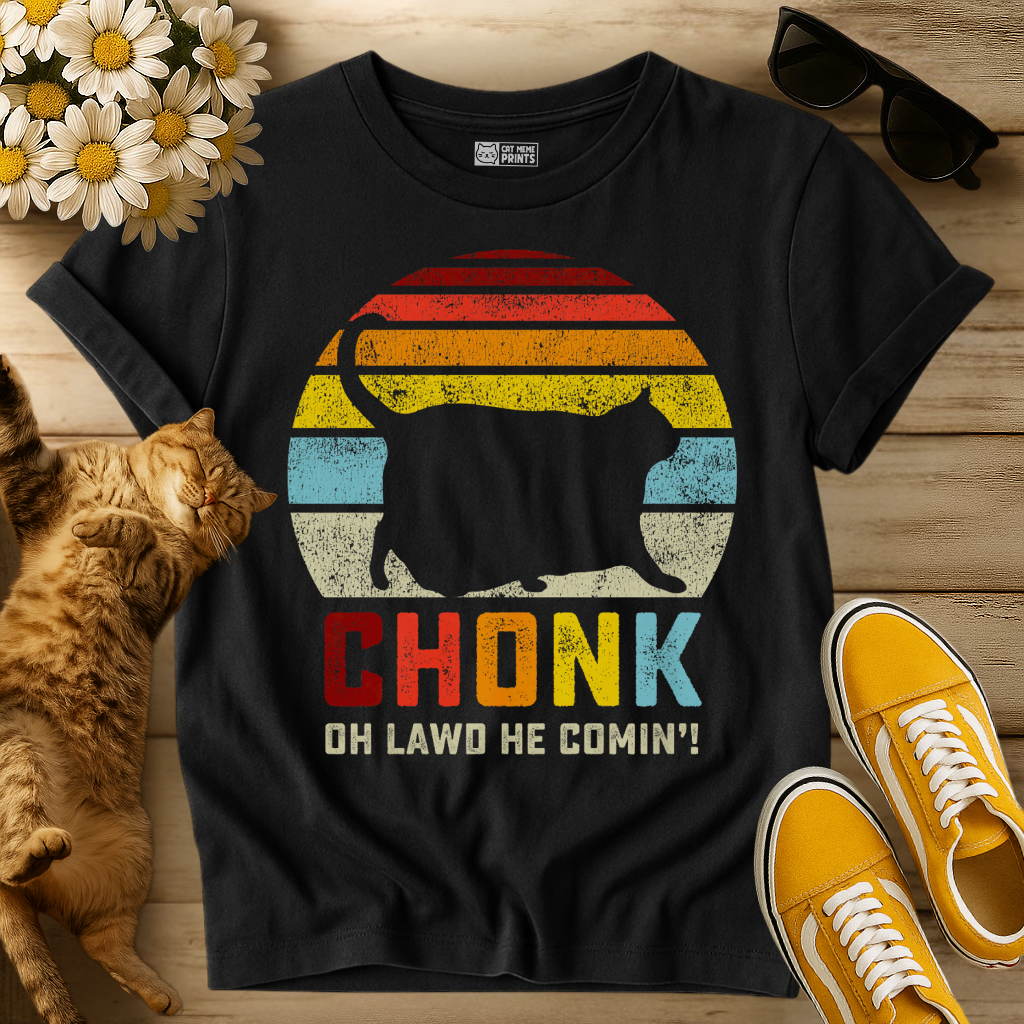 Chonk Oh Lawd He Comin' T-Shirt
