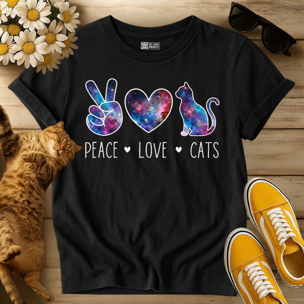 Peace Love Cats T-Shirt