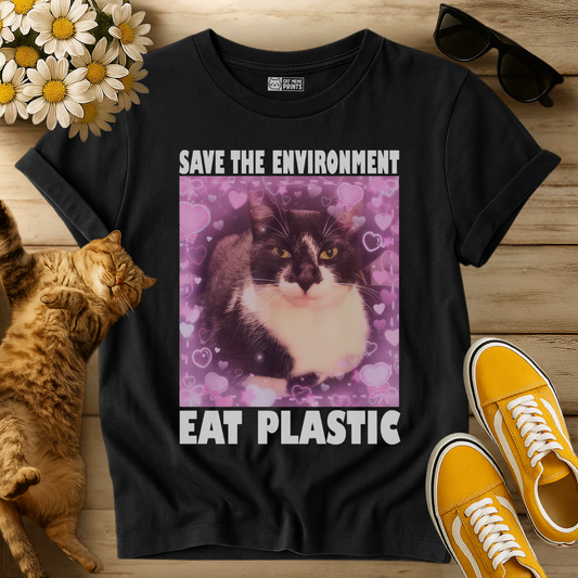 Save The Environment Eat Plastic T-Shirt