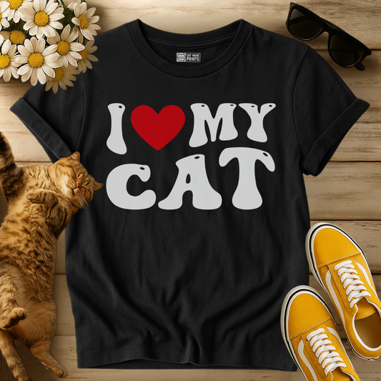 I Love My Cat T-Shirt