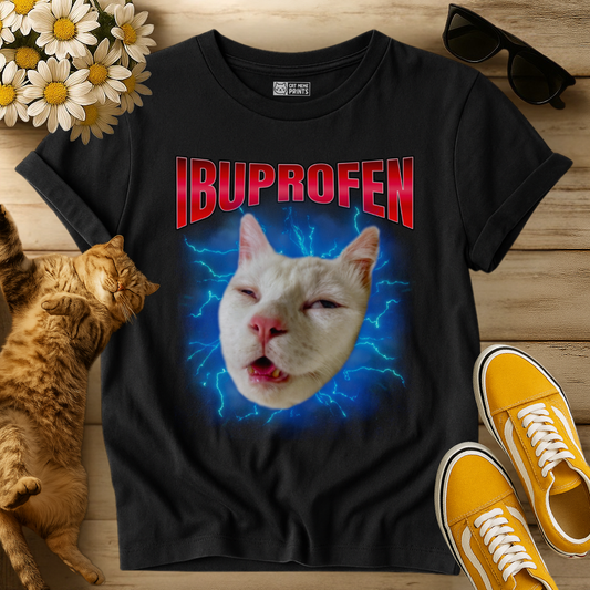 Ibuprofen Cat Meme T-Shirt