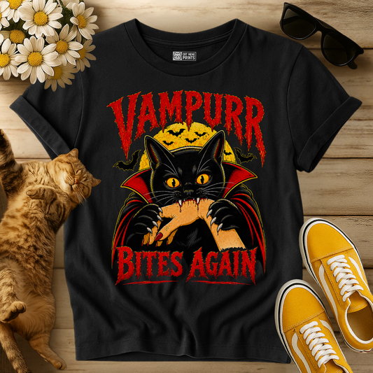 Cat Vampurr Bites Again T-Shirt
