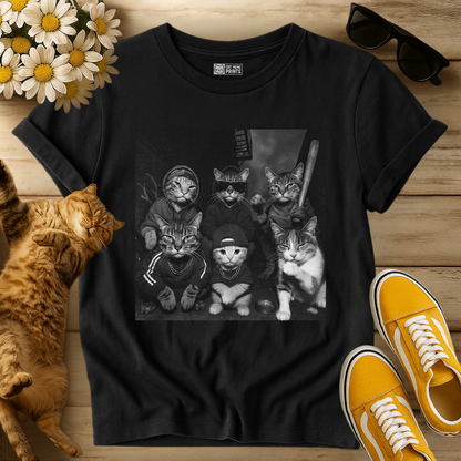 Gangster Cats Selfie T-Shirt