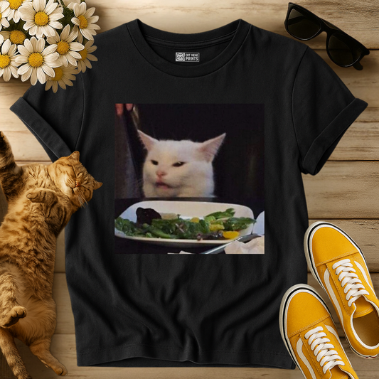 Cat at the Dinner Table T-Shirt