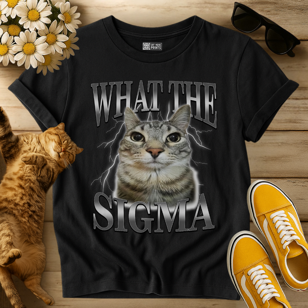 What The Sigma Cat T-Shirt