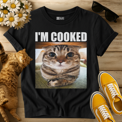 I'm Cooked Cat Meme T-Shirt